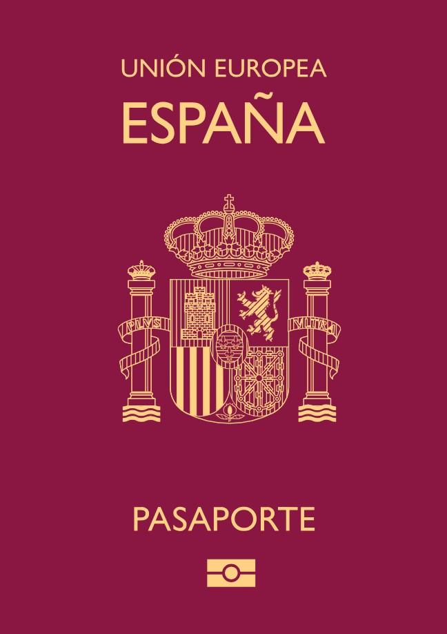Spanish passport cover