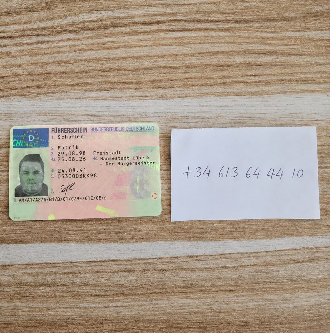 Germany driving licence front